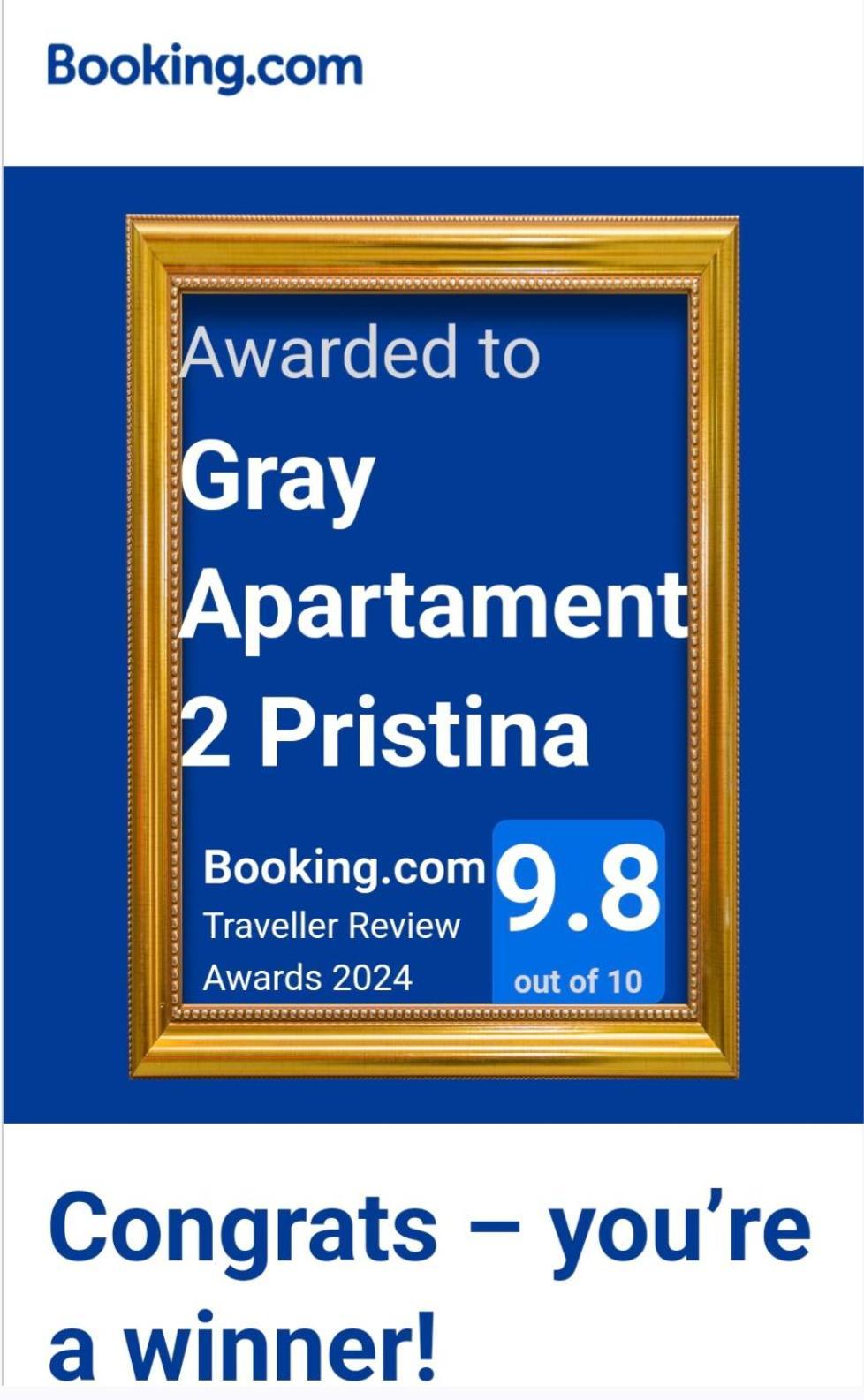 Gray Apartament 2 Pristina Eksteriør billede